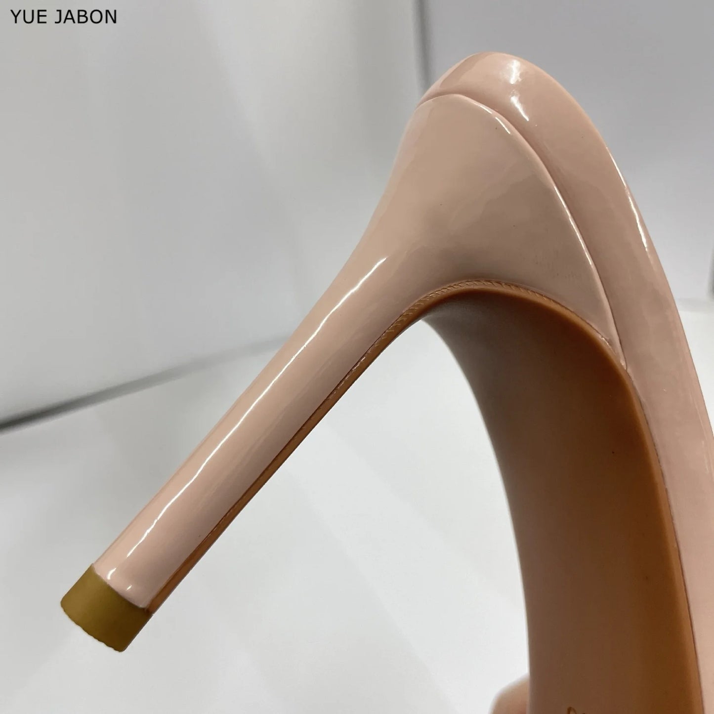CLARO — Crystal-Clear PVC Mule Heels